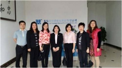 2014年11月秘书处陪同泰王国广州理事管官员到会员企业参观交流