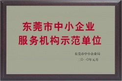 为首批东莞市中小企业服务机构示范单位之一